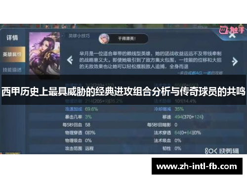 西甲历史上最具威胁的经典进攻组合分析与传奇球员的共鸣